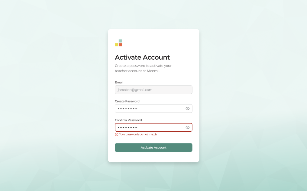 Meemli Web Dashboard screenshot 1